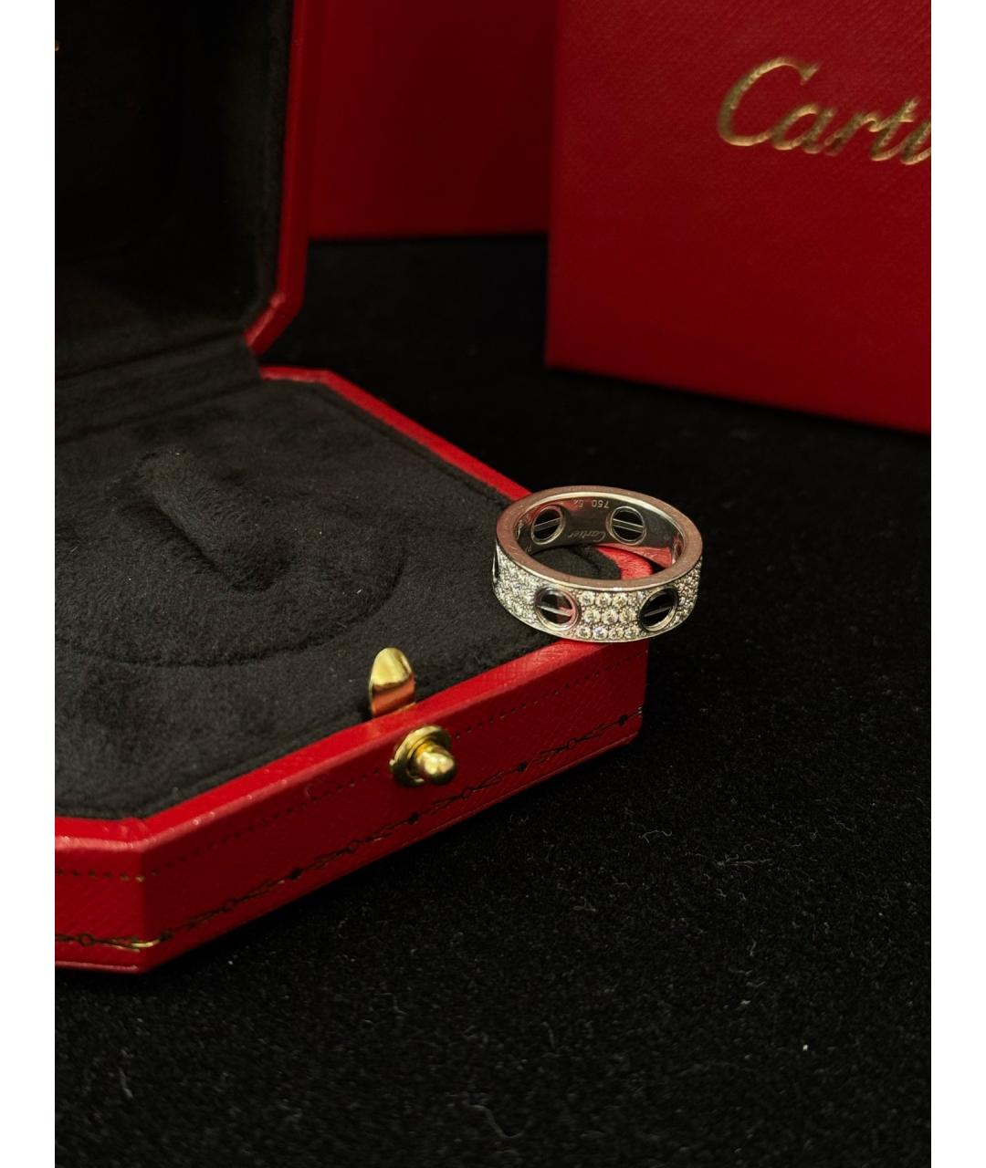 CARTIER Серебряное кольцо из белого золота, фото 5