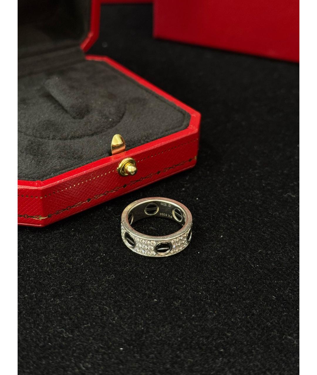 CARTIER Серебряное кольцо из белого золота, фото 4