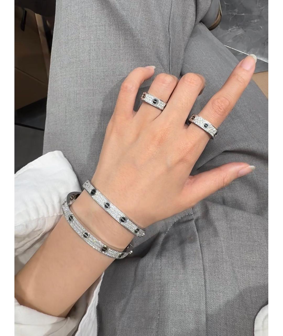 CARTIER Серебряное кольцо из белого золота, фото 7