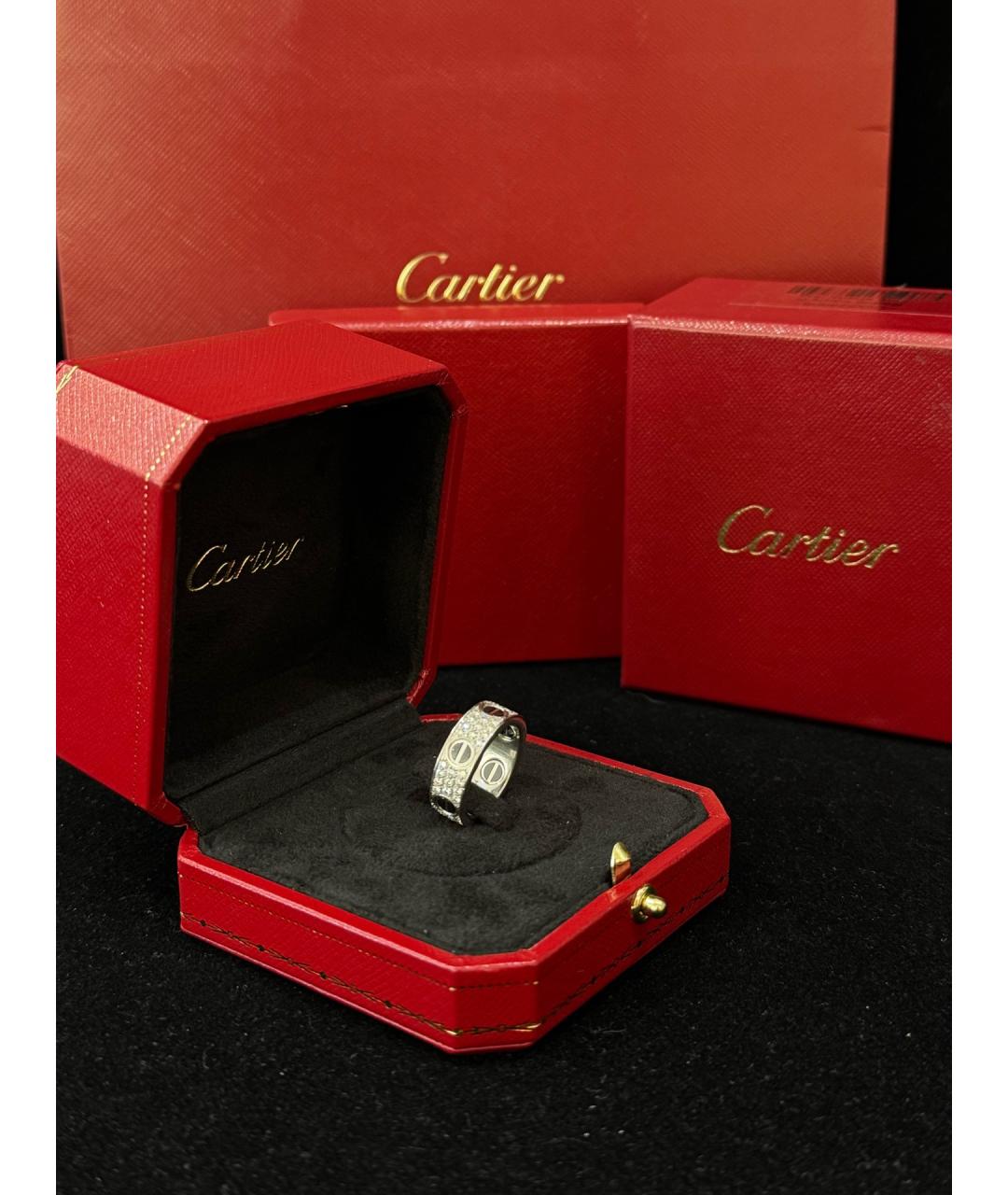 CARTIER Серебряное кольцо из белого золота, фото 9