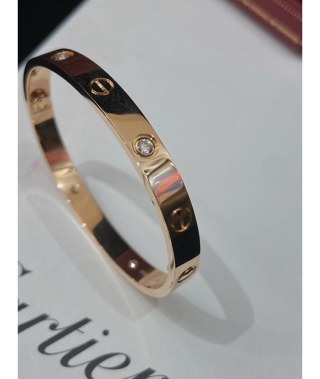 CARTIER Золотой браслет из розового золота, фото 6