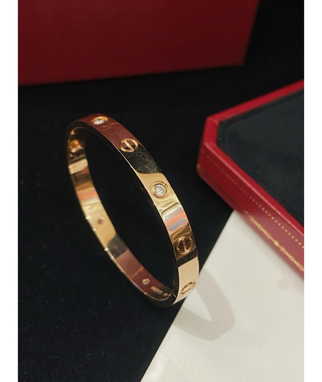 CARTIER Золотой браслет из розового золота, фото 2