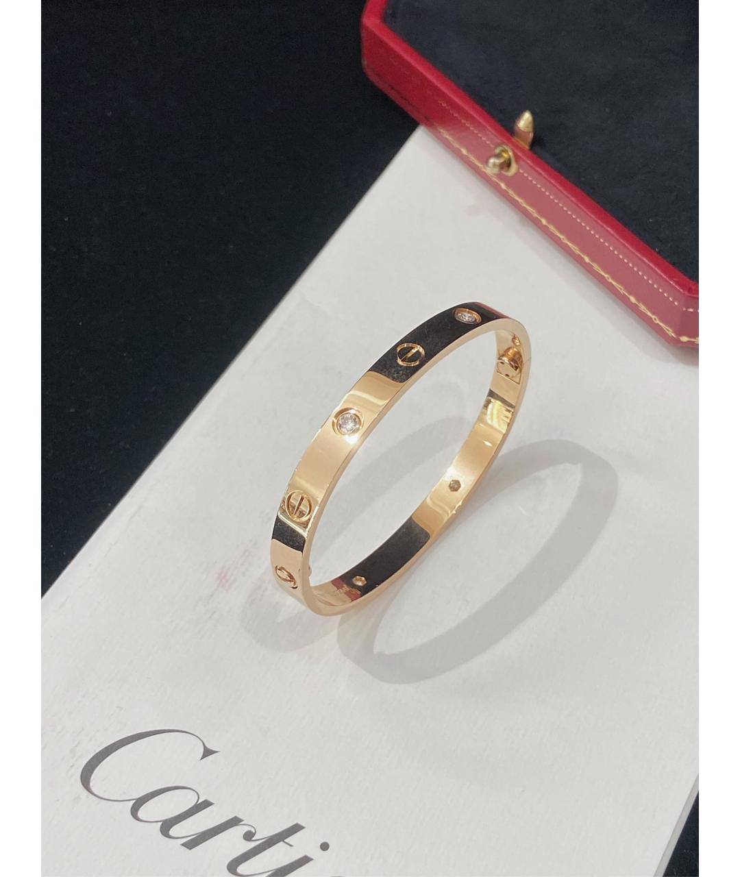 CARTIER Золотой браслет из розового золота, фото 3