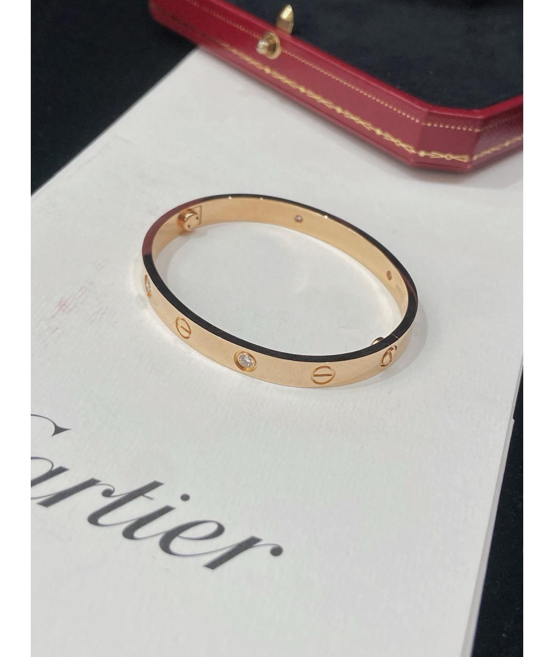 CARTIER Золотой браслет из розового золота, фото 4
