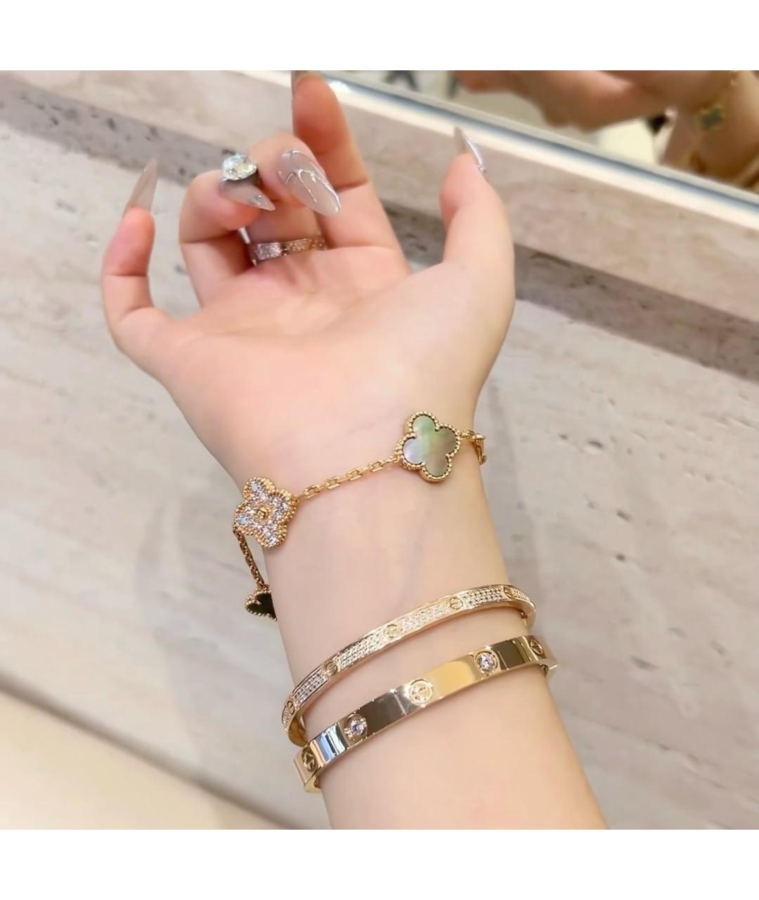 CARTIER Золотой браслет из розового золота, фото 7