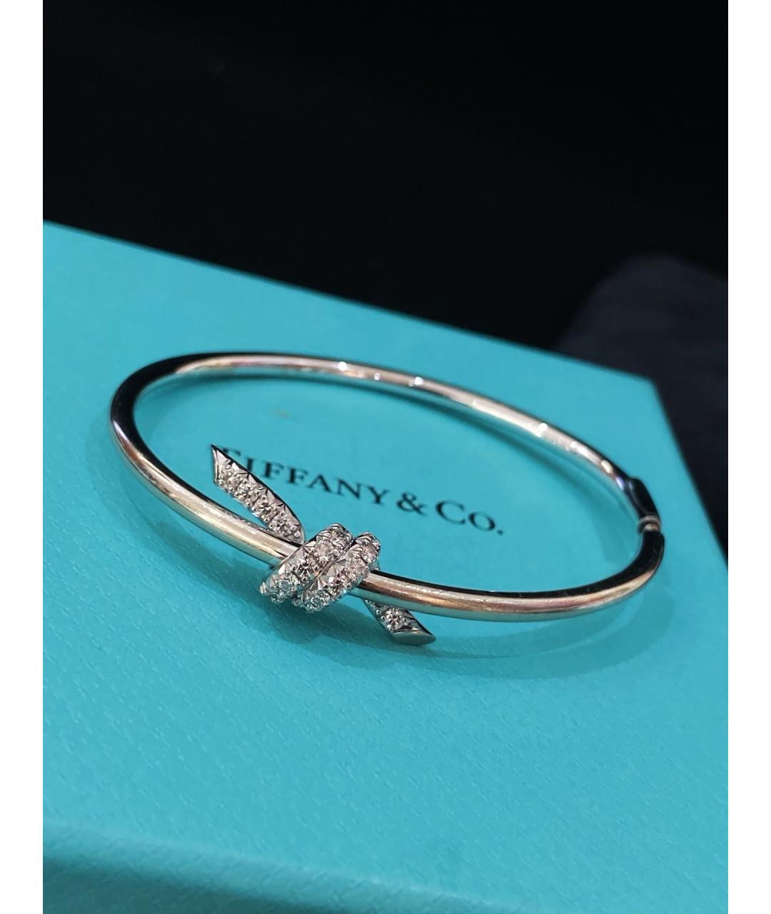 TIFFANY&CO Серебряный браслет из белого золота, фото 4