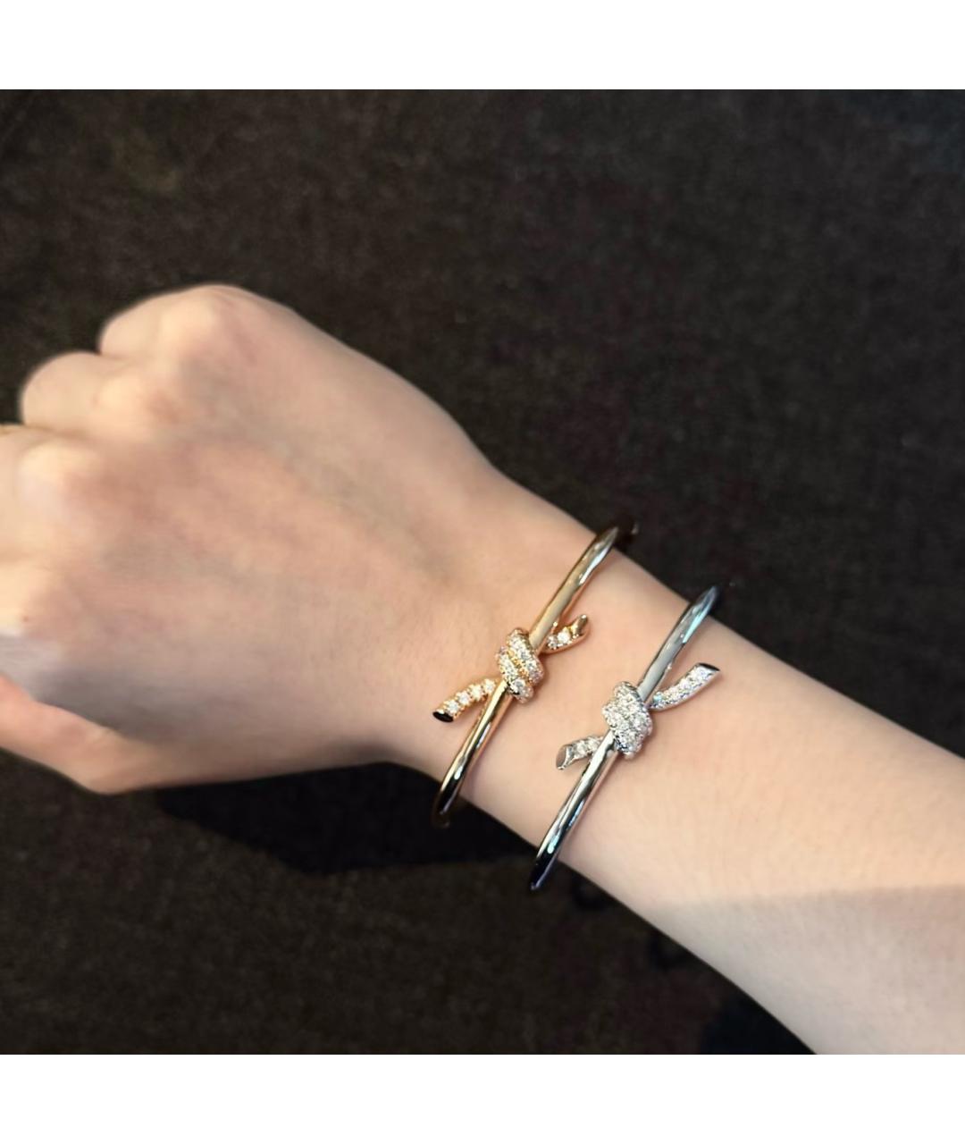 TIFFANY&CO Серебряный браслет из белого золота, фото 8