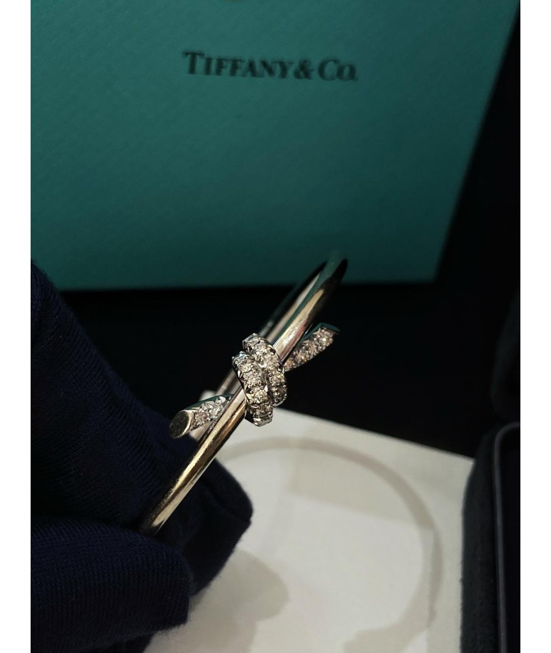 TIFFANY&CO Серебряный браслет из белого золота, фото 3