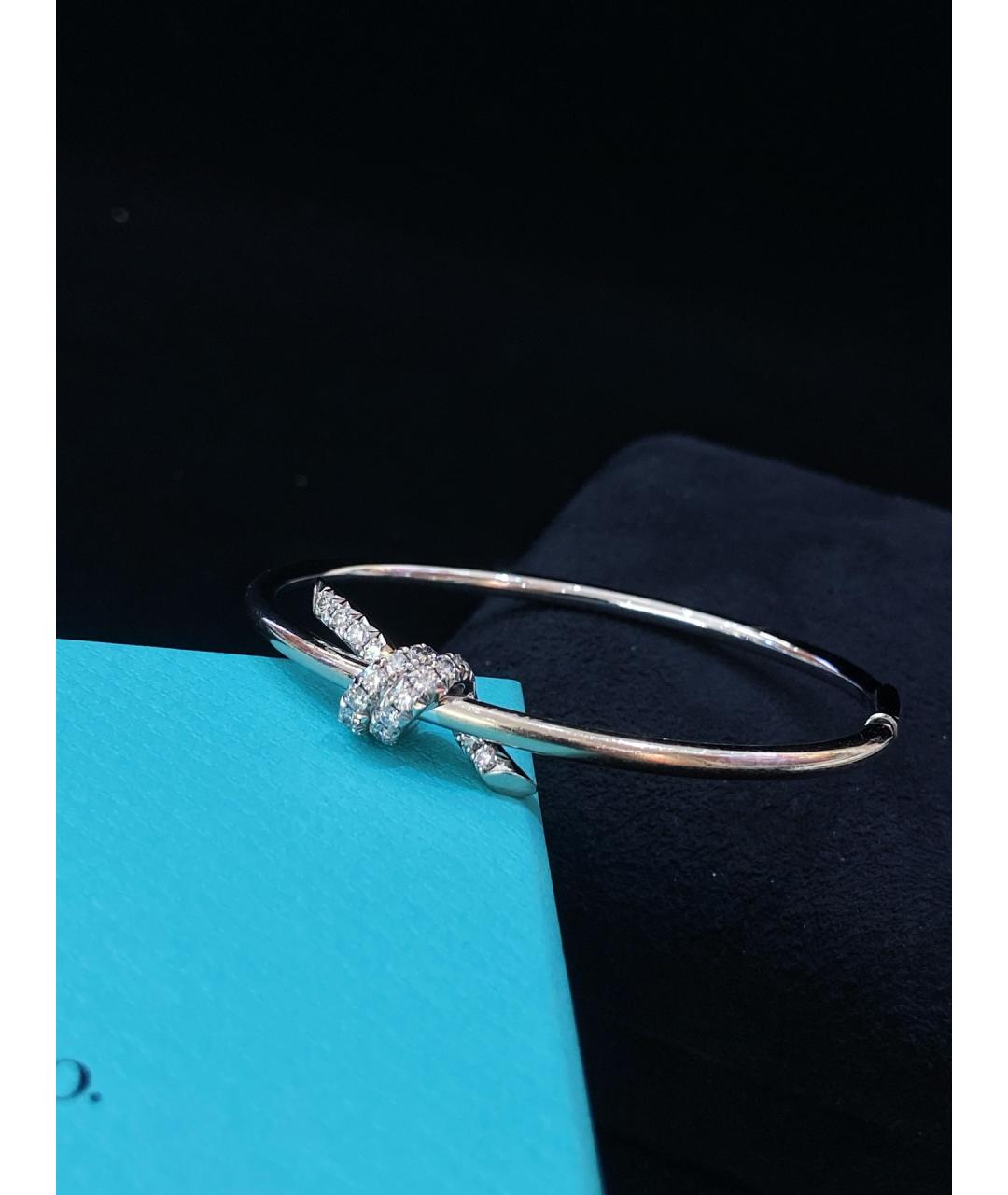TIFFANY&CO Серебряный браслет из белого золота, фото 2