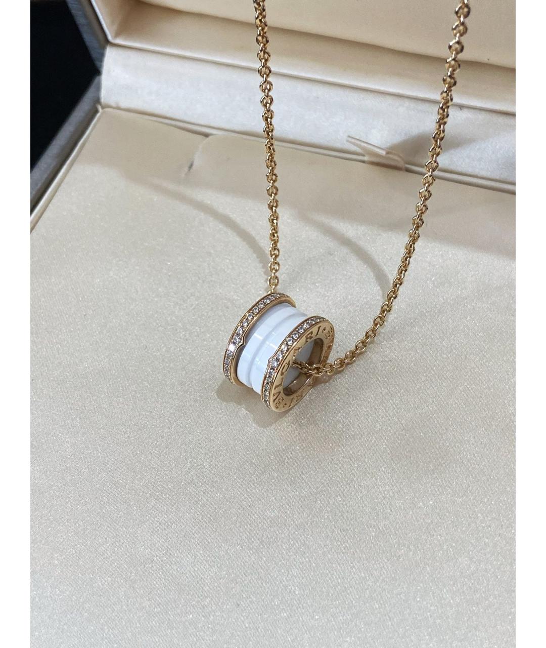 BVLGARI Золотое колье из розового золота, фото 5