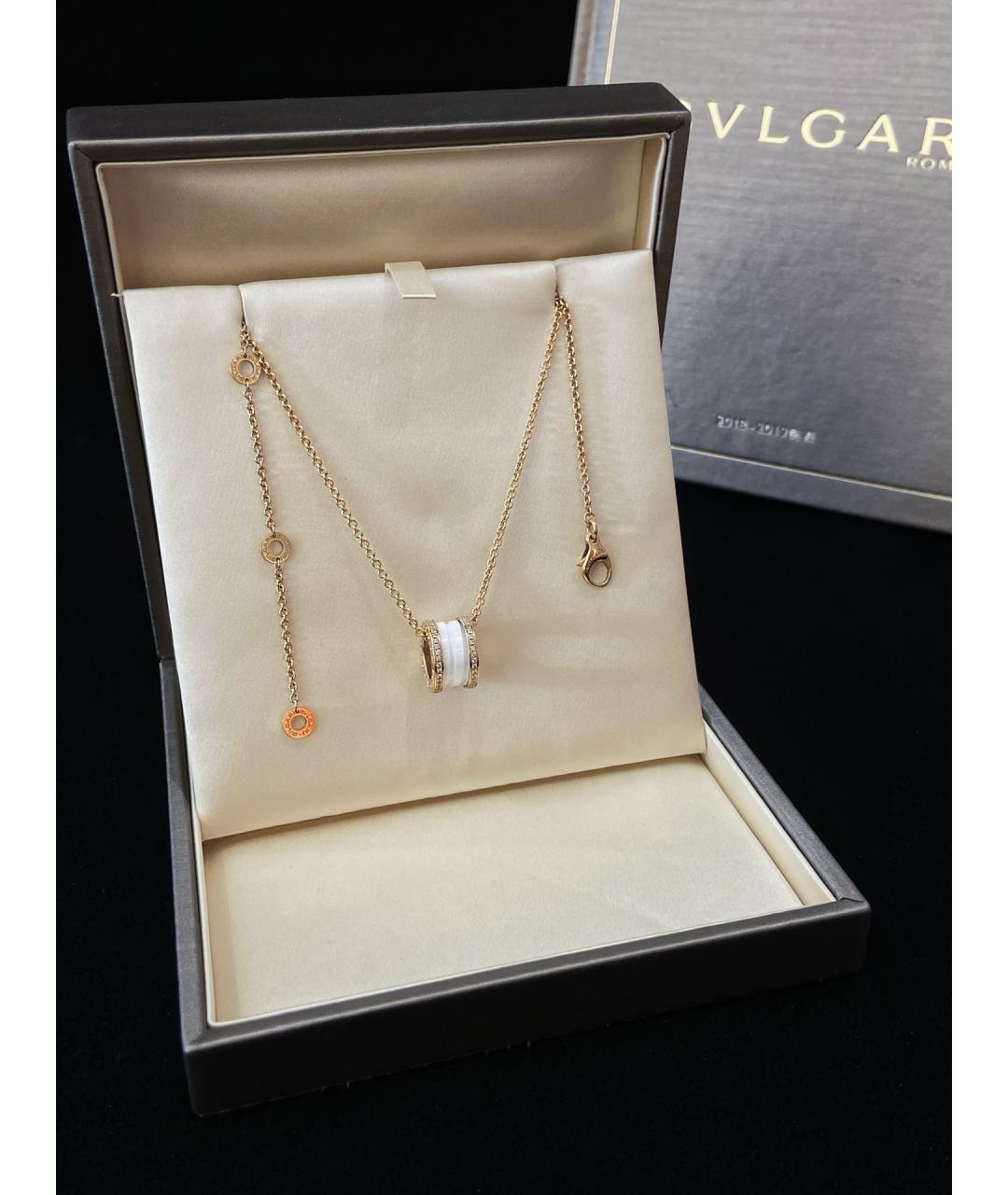 BVLGARI Золотое колье из розового золота, фото 3