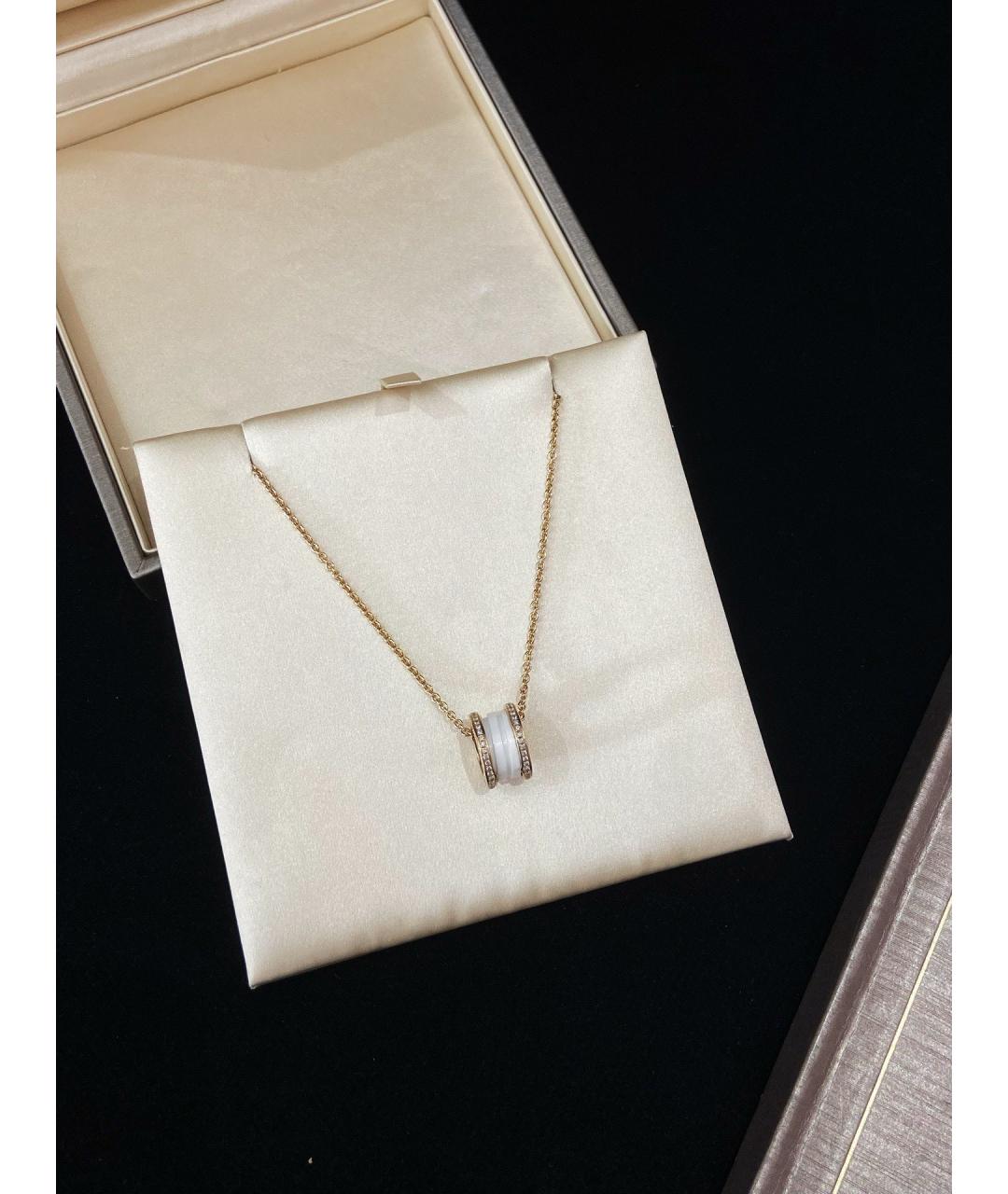 BVLGARI Золотое колье из розового золота, фото 2