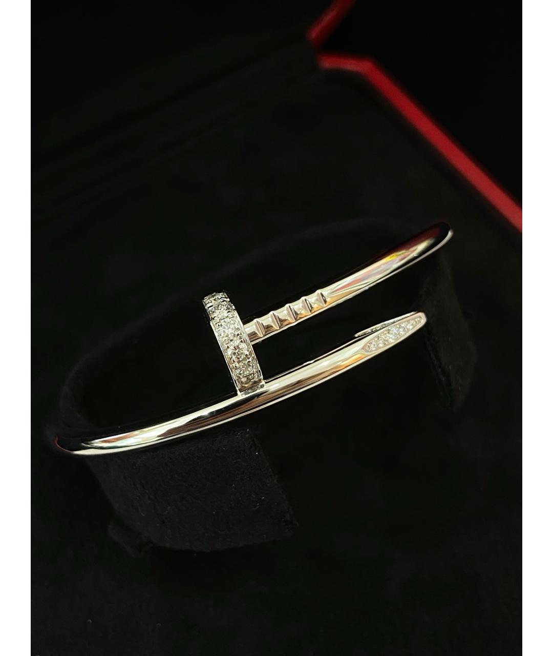 CARTIER Серебряный браслет из белого золота, фото 2