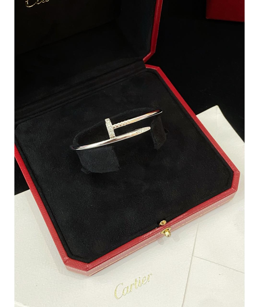 CARTIER Серебряный браслет из белого золота, фото 9