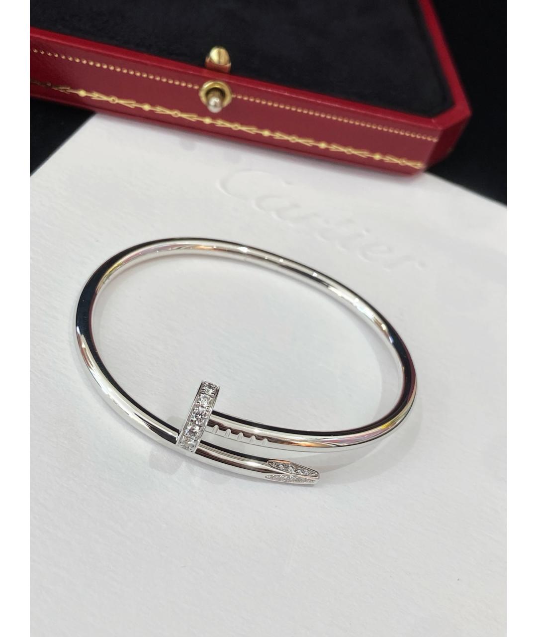 CARTIER Серебряный браслет из белого золота, фото 5