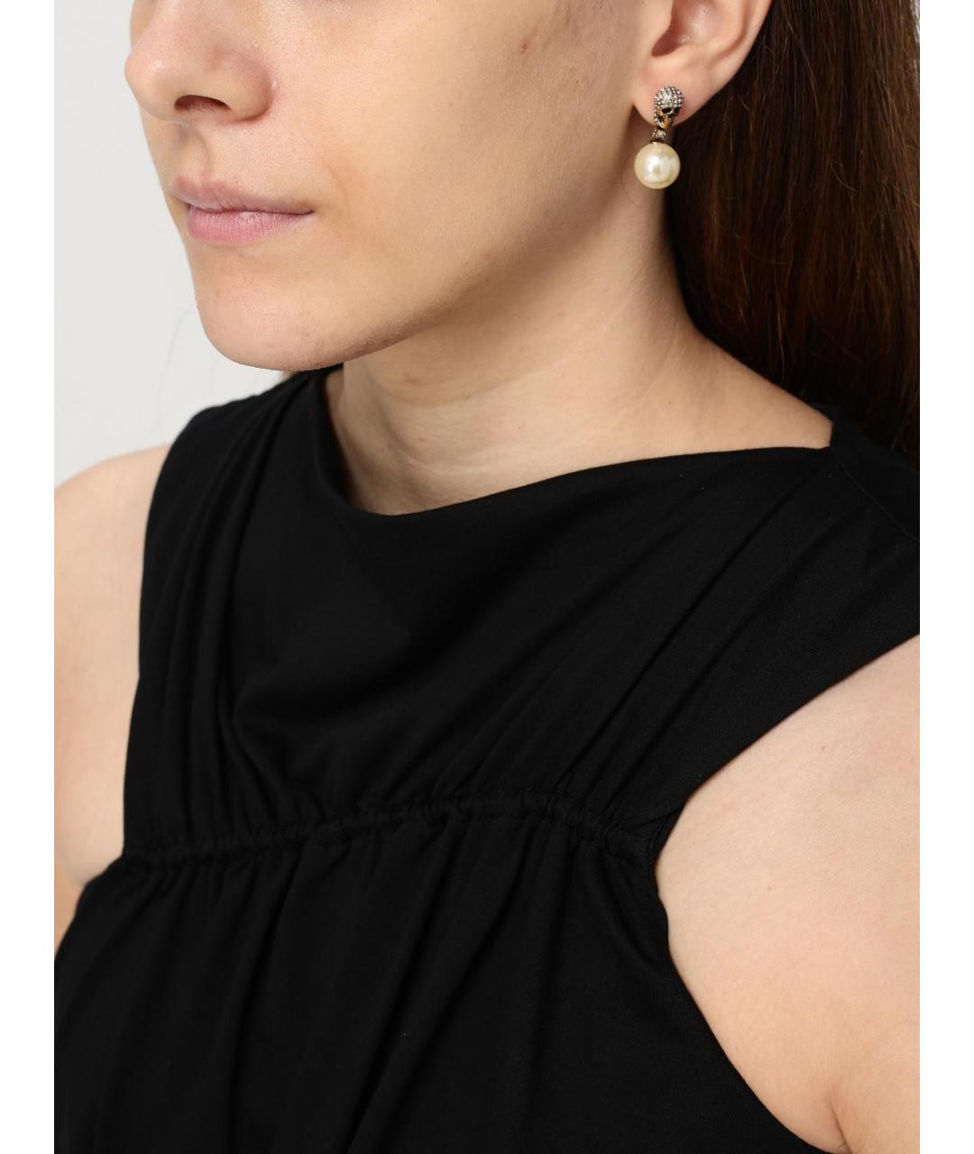 ALEXANDER MCQUEEN Золотые серьги, фото 2