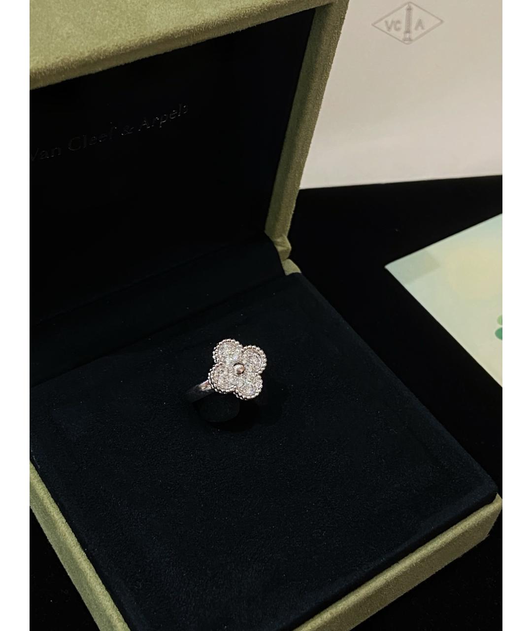 VAN CLEEF & ARPELS Серебряное кольцо из белого золота, фото 2