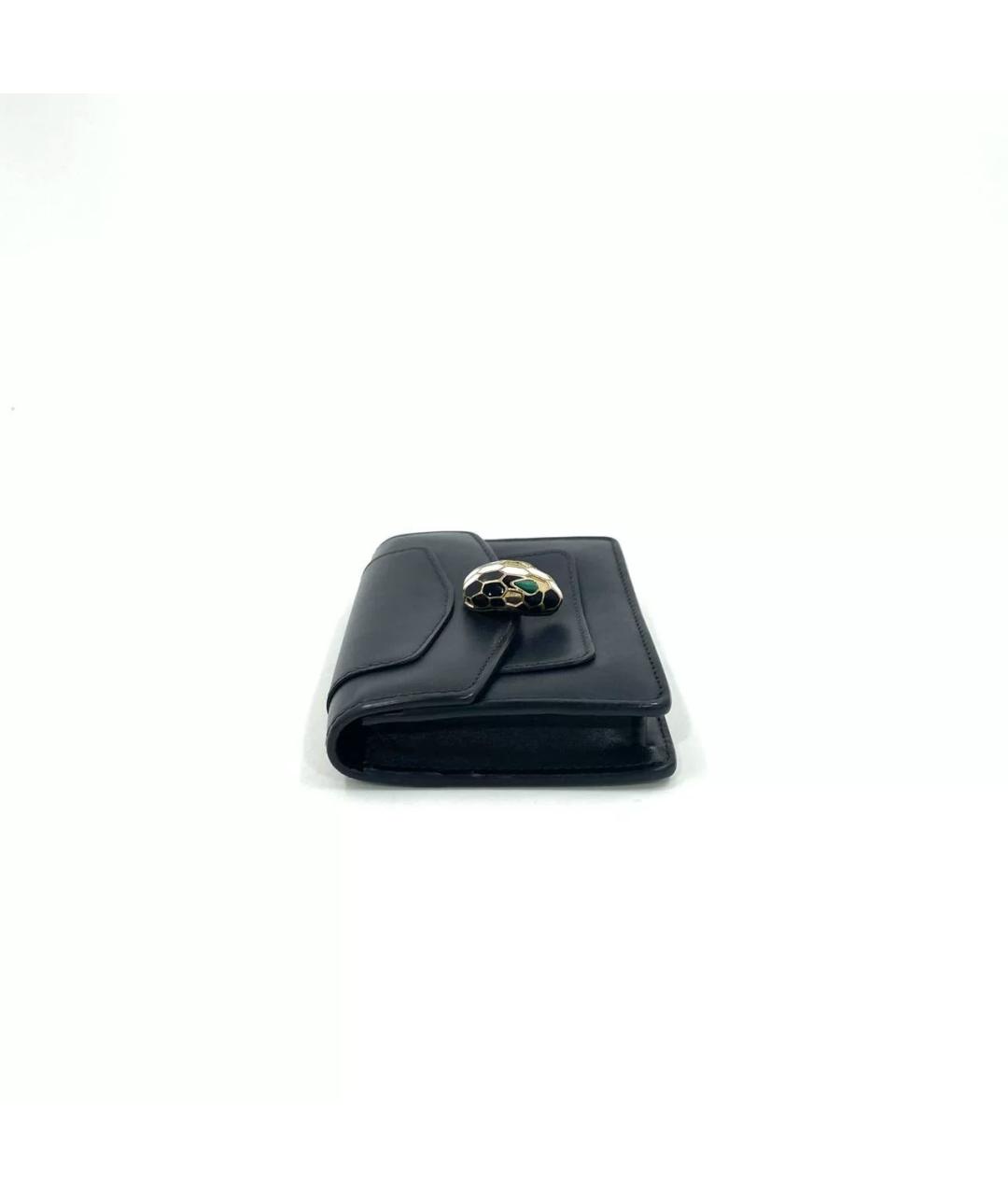 BVLGARI Черный кожаный кошелек, фото 7