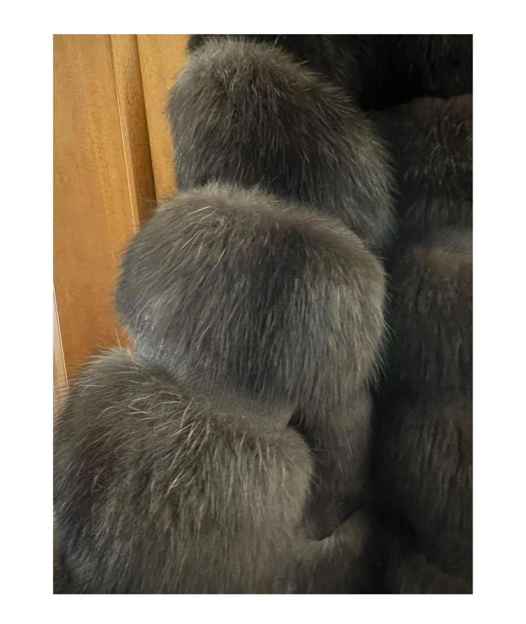 BRASCHI Коричневая меховая шуба, фото 5