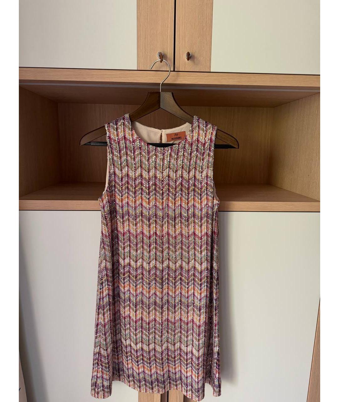 MISSONI Мульти хлопковое повседневное платье, фото 5