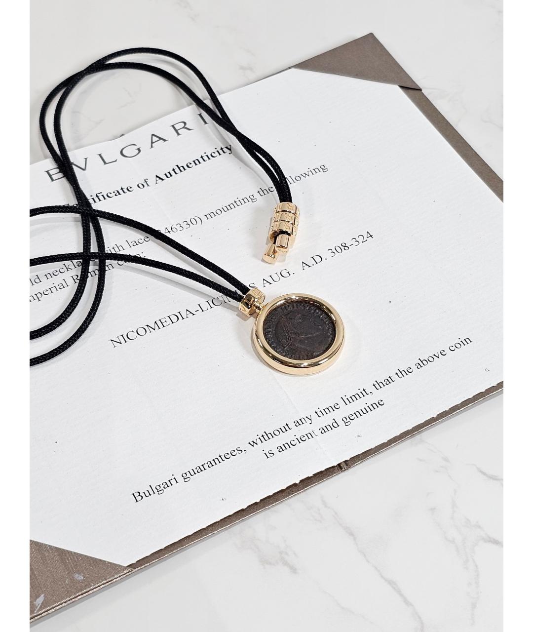 BVLGARI Золотое колье из желтого золота, фото 5