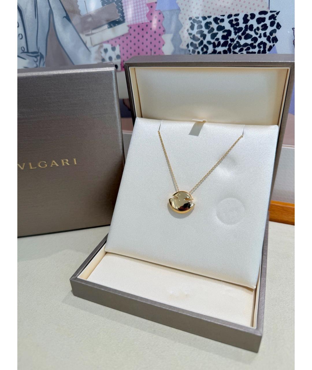 BVLGARI Золотое колье из розового золота, фото 3