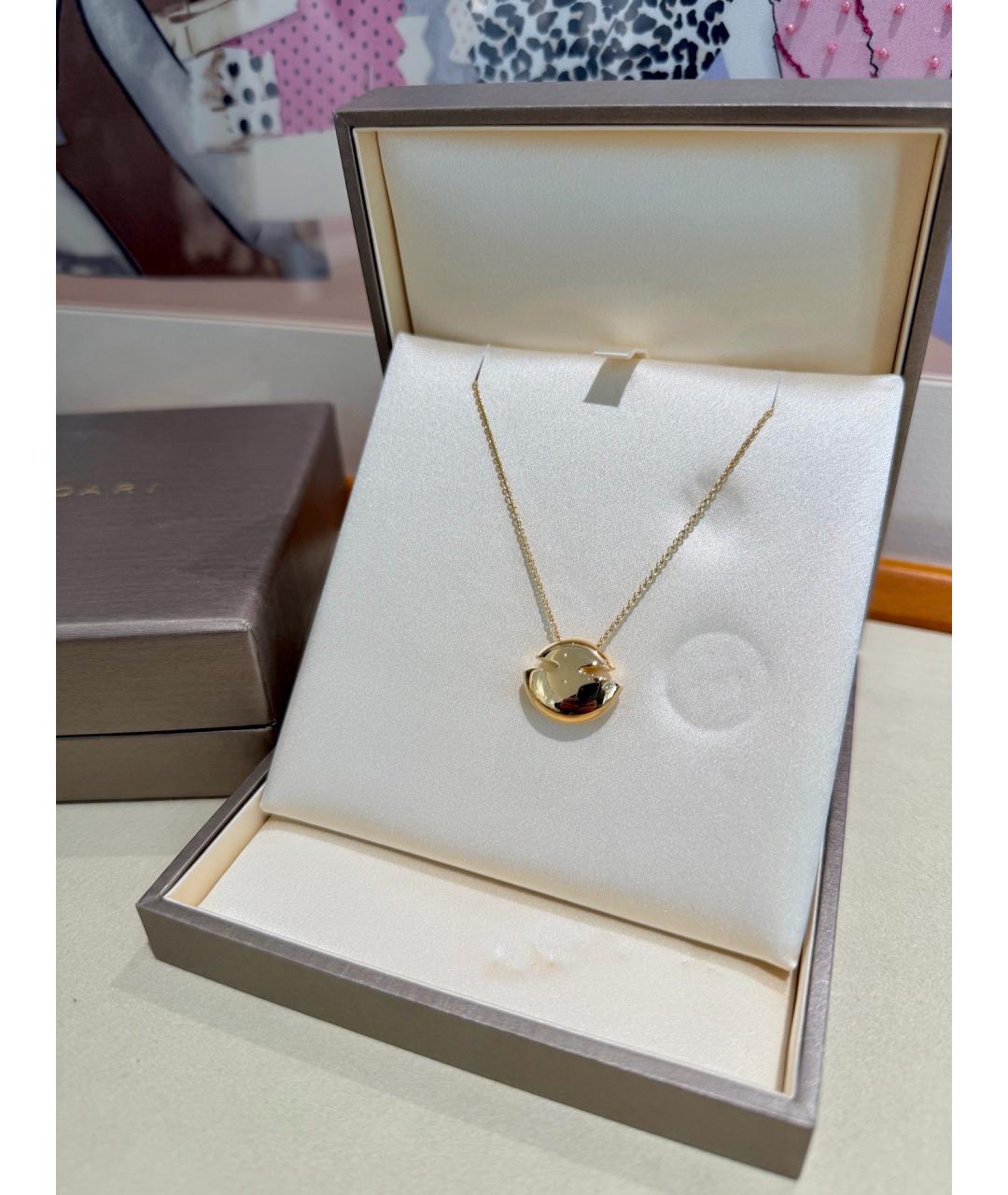BVLGARI Золотое колье из розового золота, фото 7