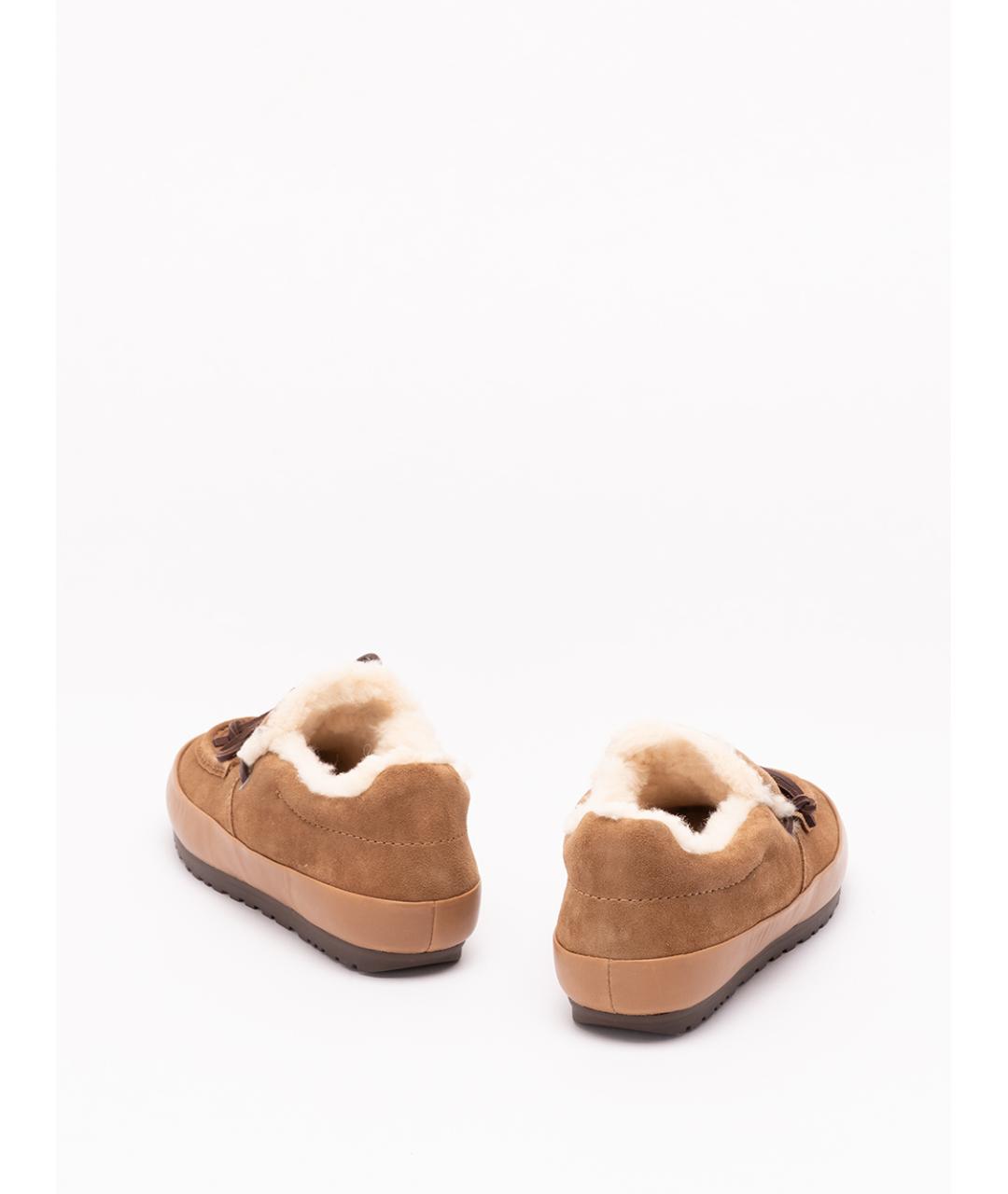 UGG Коричневые кожаные лоферы, фото 3