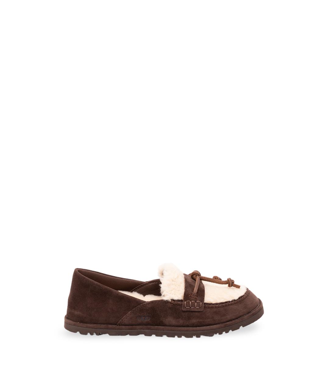 UGG Коричневые кожаные лоферы, фото 1