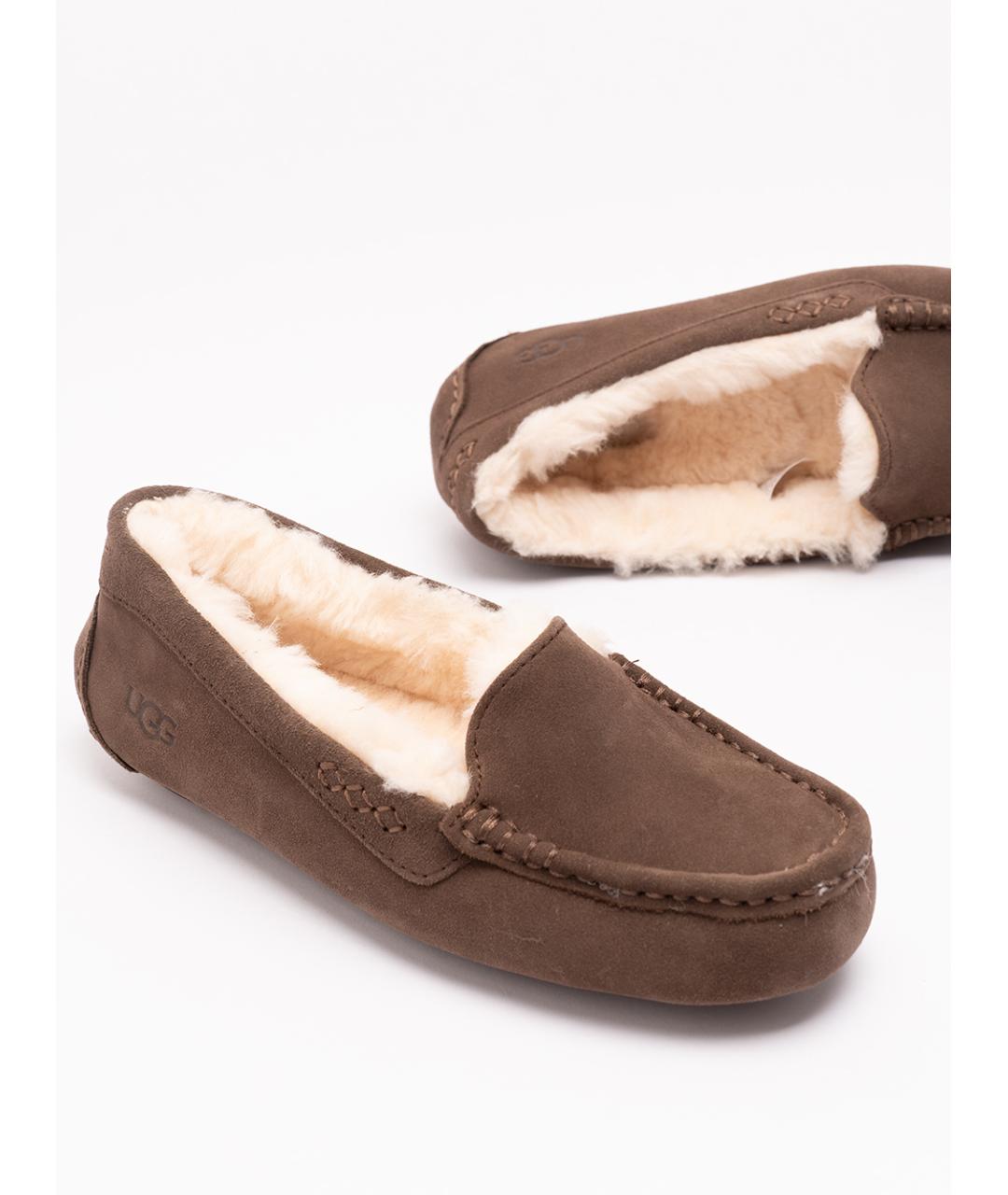 UGG Коричневые замшевые мокасины, фото 5