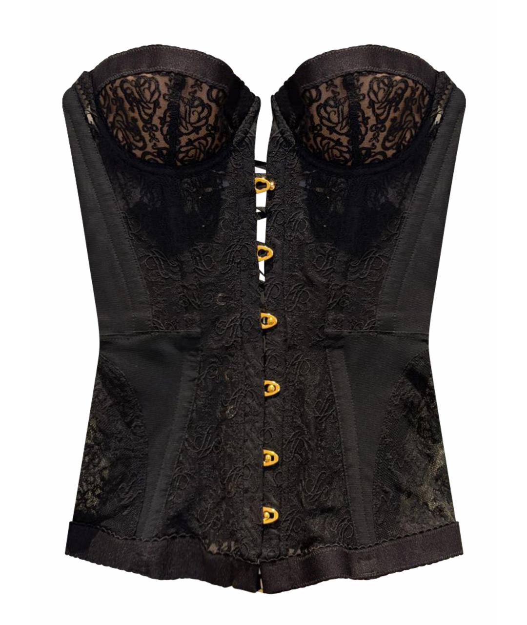 AGENT PROVOCATEUR Черный кружевной корсет, фото 1