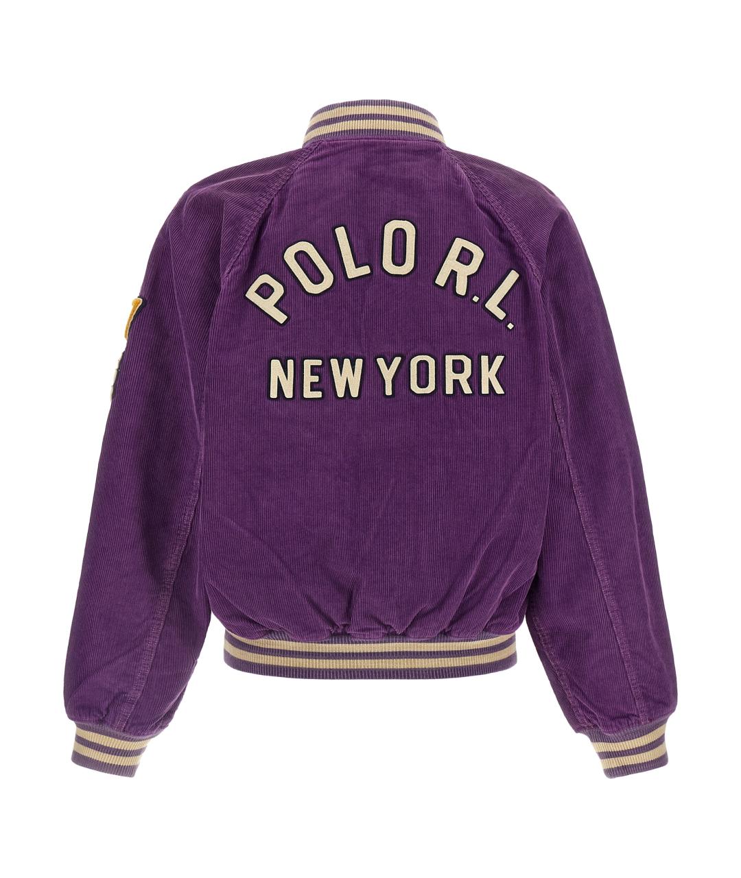 POLO RALPH LAUREN Фиолетовая хлопковая куртка, фото 2