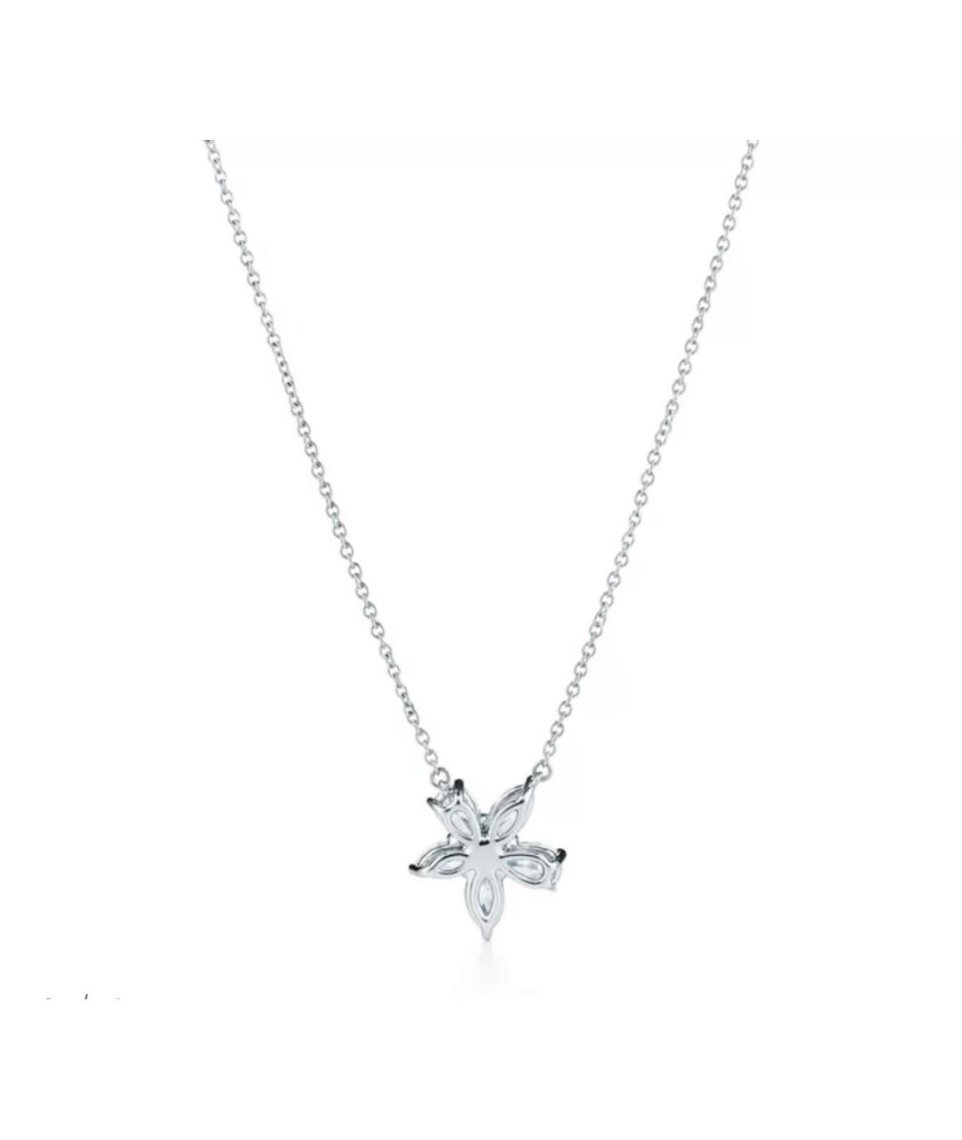 TIFFANY&CO Белая платиновая подвеска, фото 2