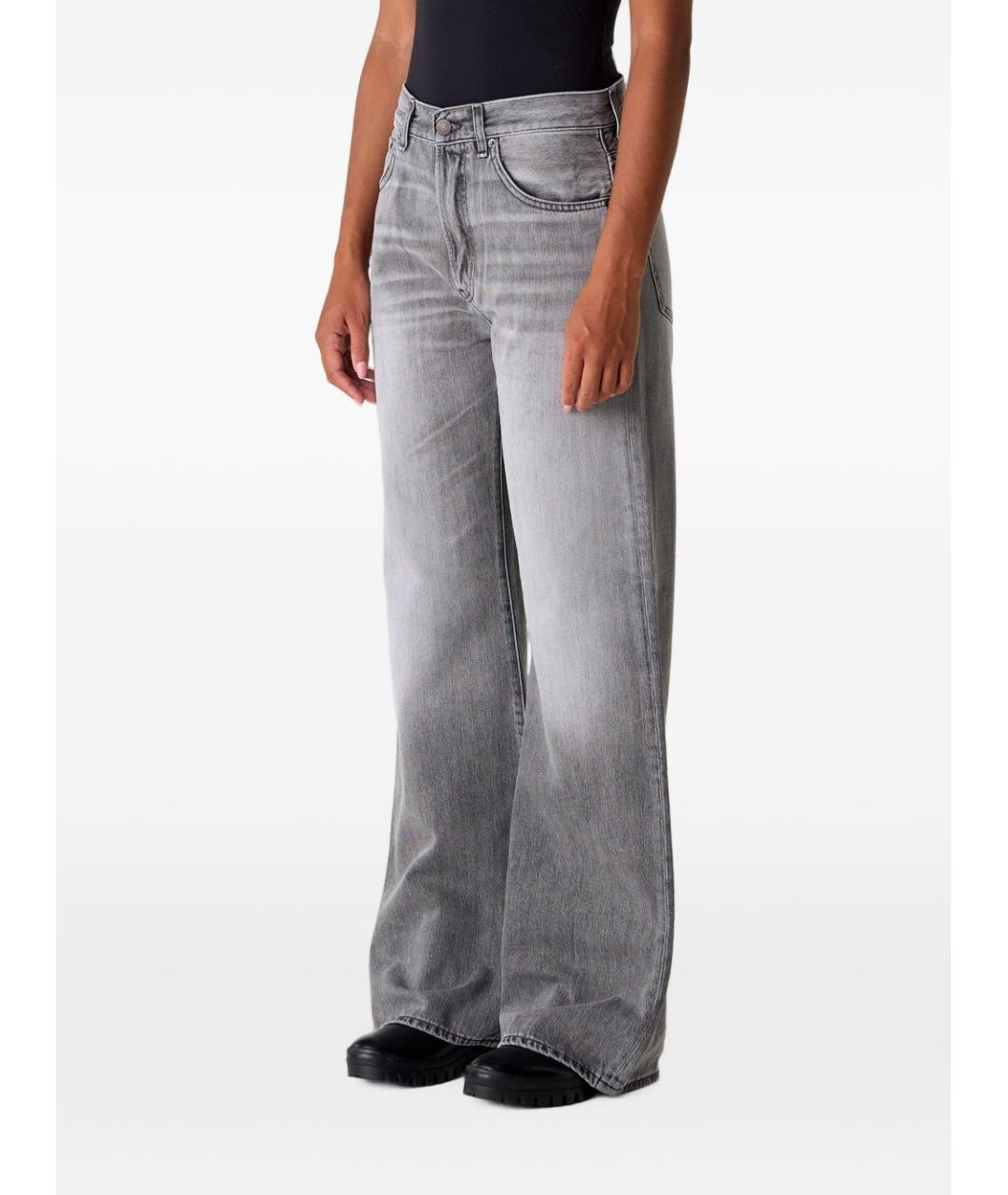 ACNE STUDIOS Серые прямые джинсы, фото 2
