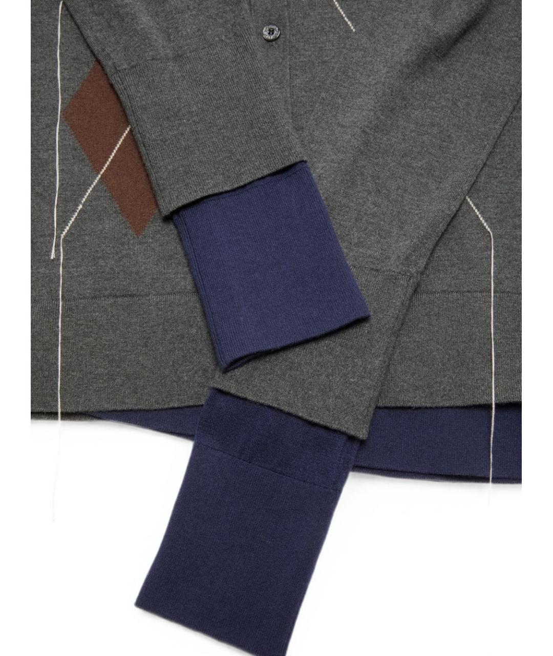 ACNE STUDIOS Серый кашемировый джемпер / свитер, фото 3