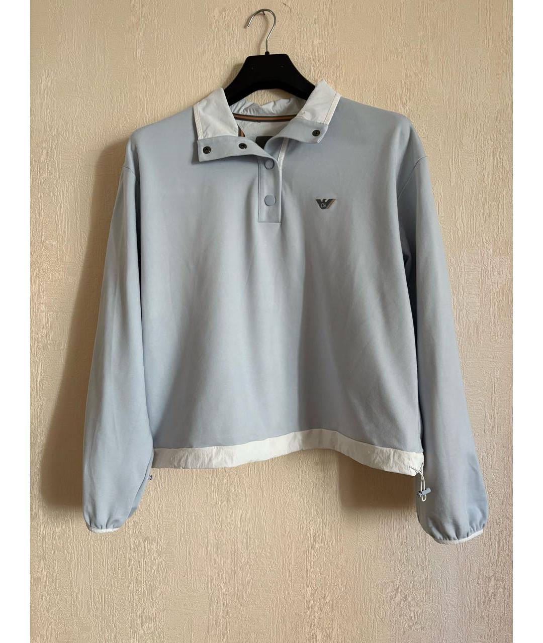 EMPORIO ARMANI Голубой вискозный спортивные костюмы, фото 9