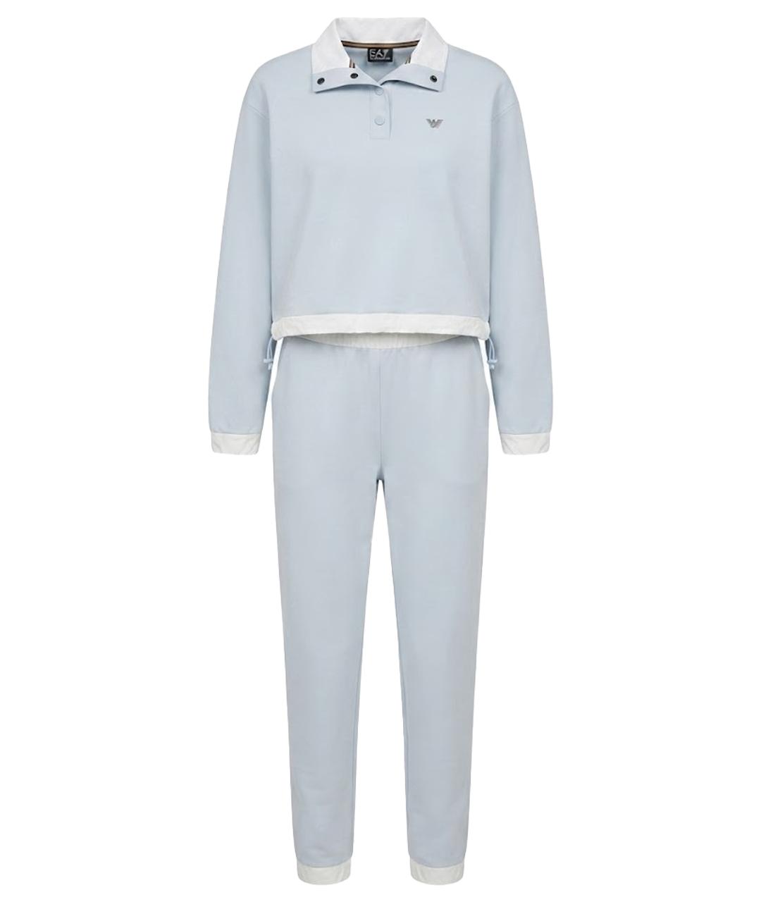 EMPORIO ARMANI Голубой вискозный спортивные костюмы, фото 1