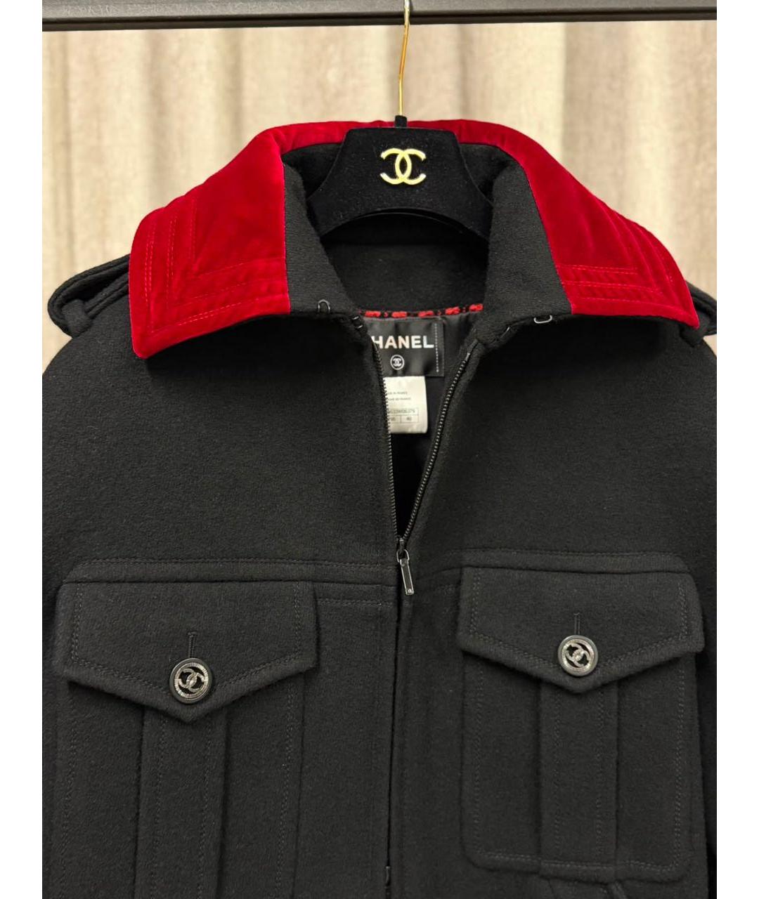 CHANEL Черное пальто, фото 3