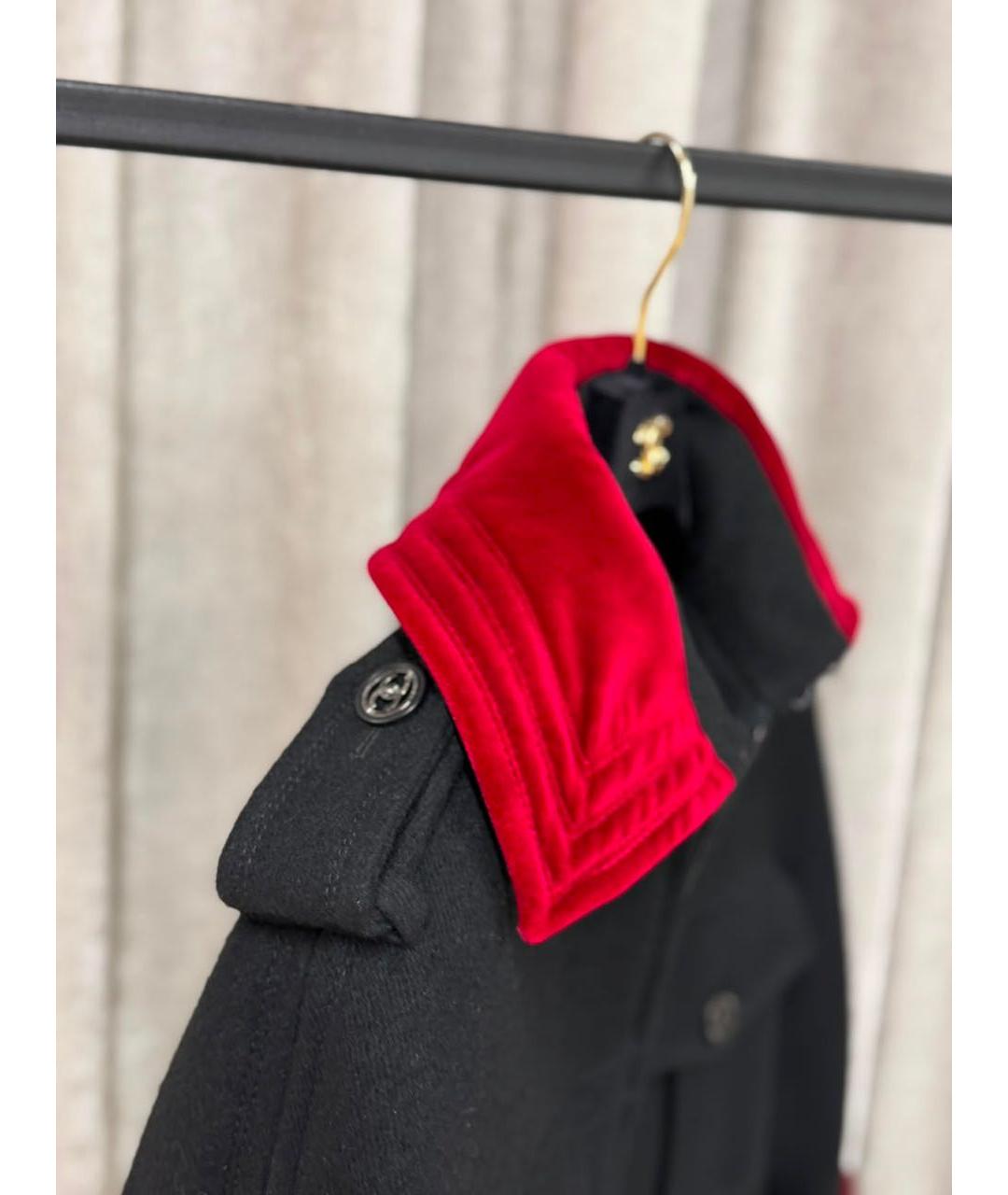 CHANEL Черное пальто, фото 2