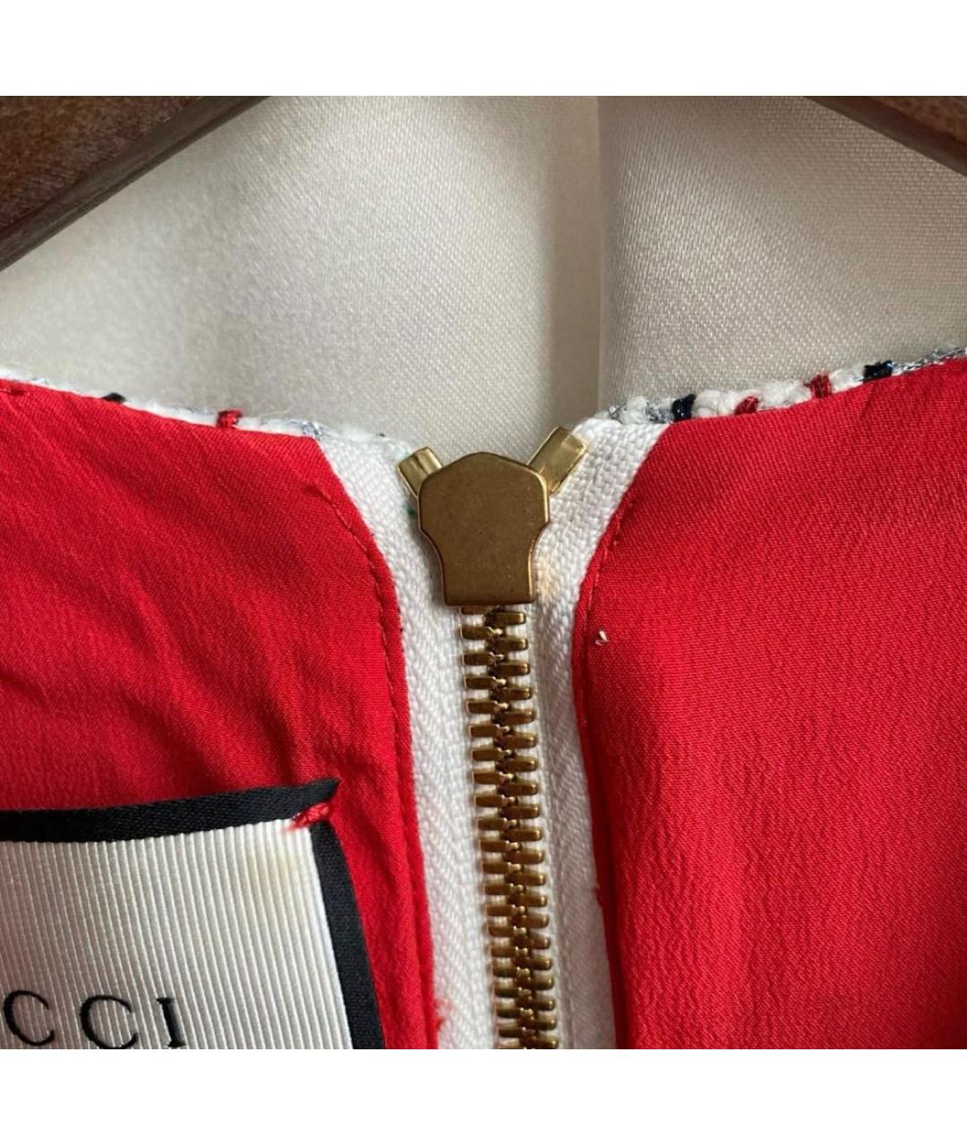 GUCCI Мульти вискозное повседневное платье, фото 6