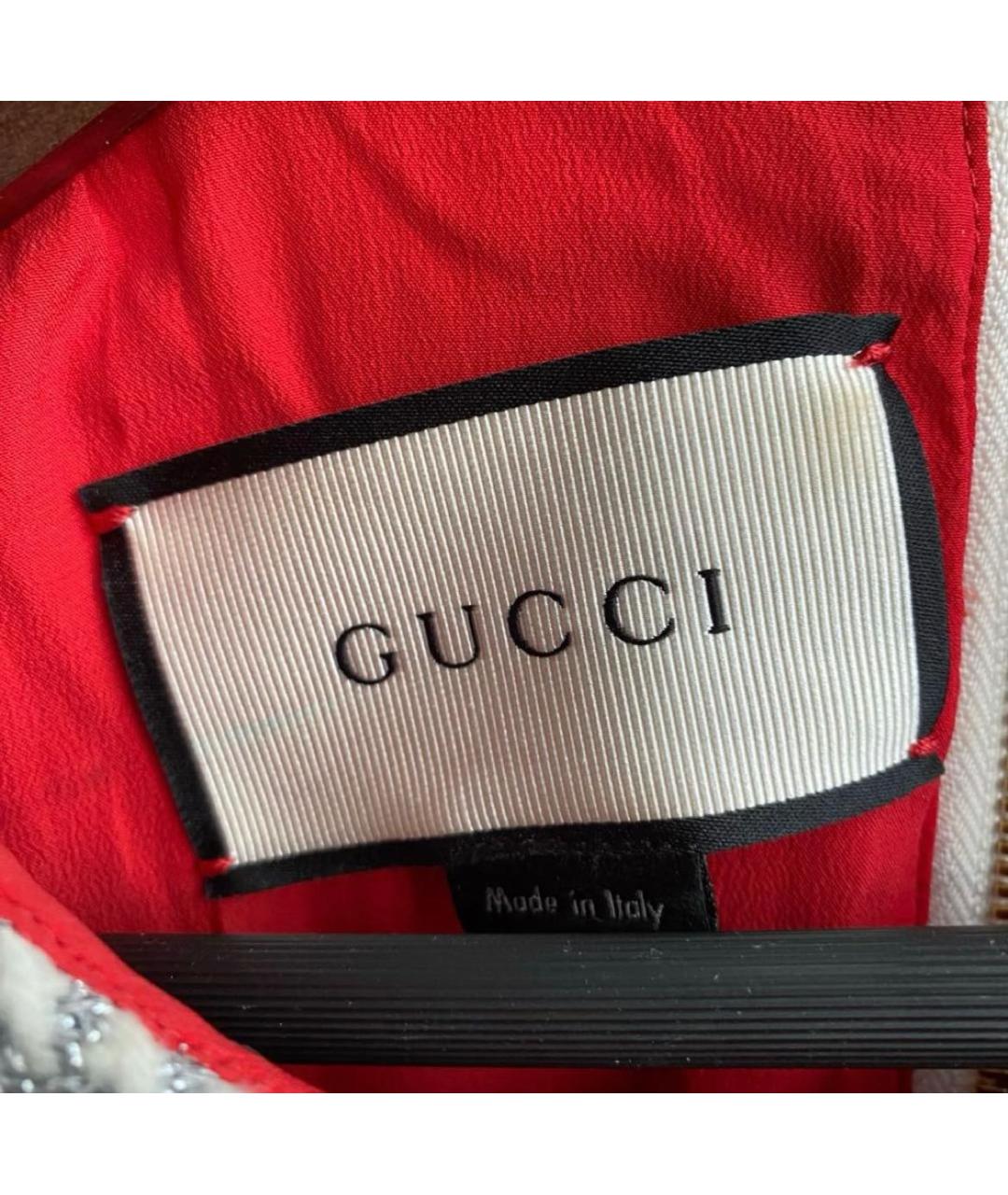 GUCCI Мульти вискозное повседневное платье, фото 3