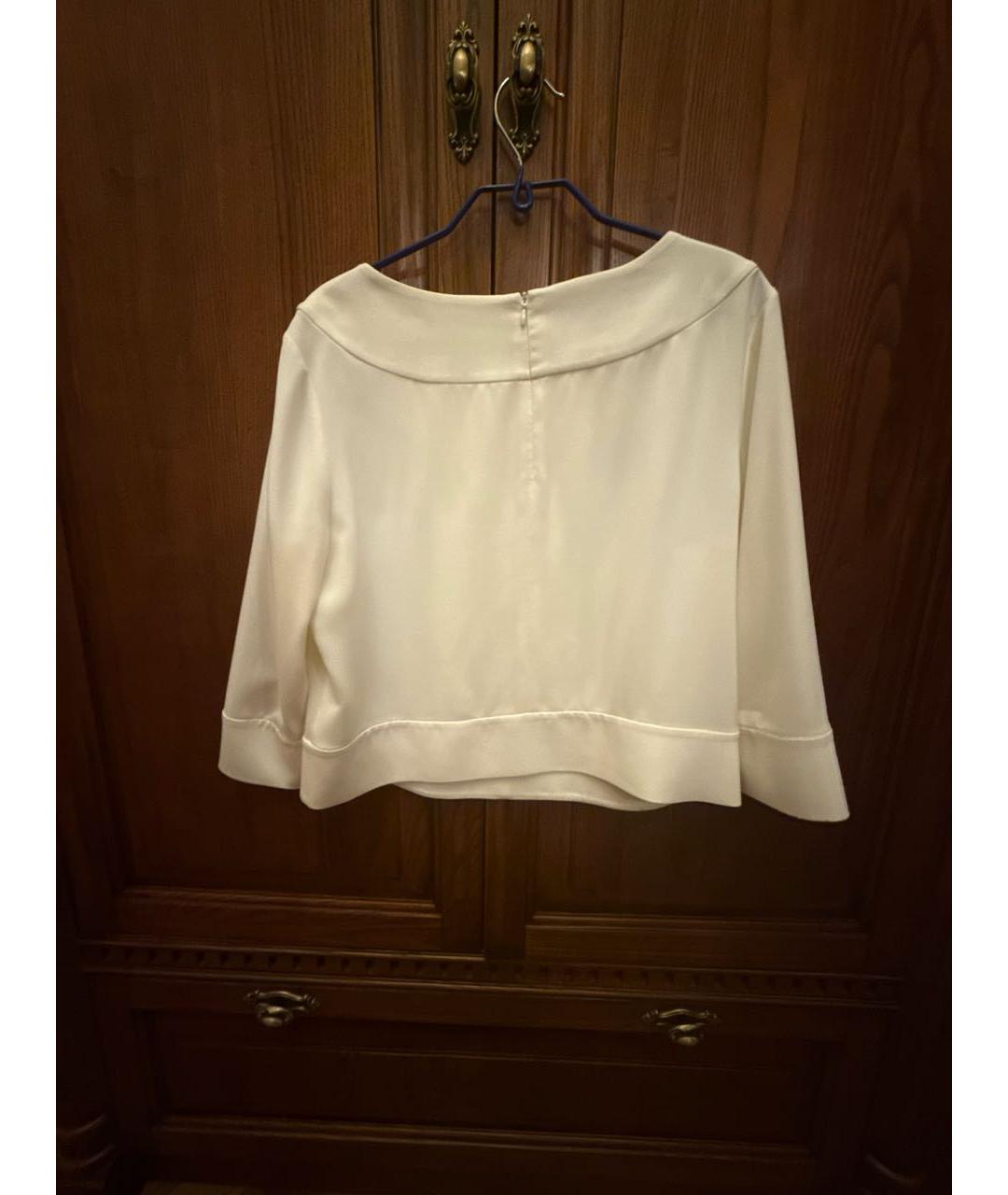 BOUTIQUE MOSCHINO Белая блузы, фото 2