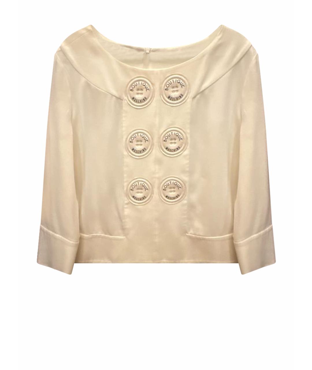 BOUTIQUE MOSCHINO Белая блузы, фото 1