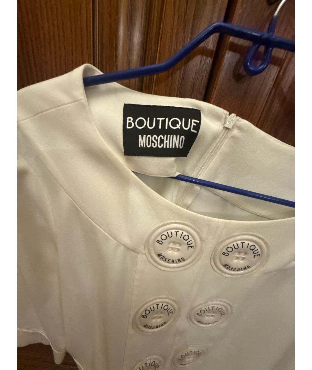 BOUTIQUE MOSCHINO Белая блузы, фото 3