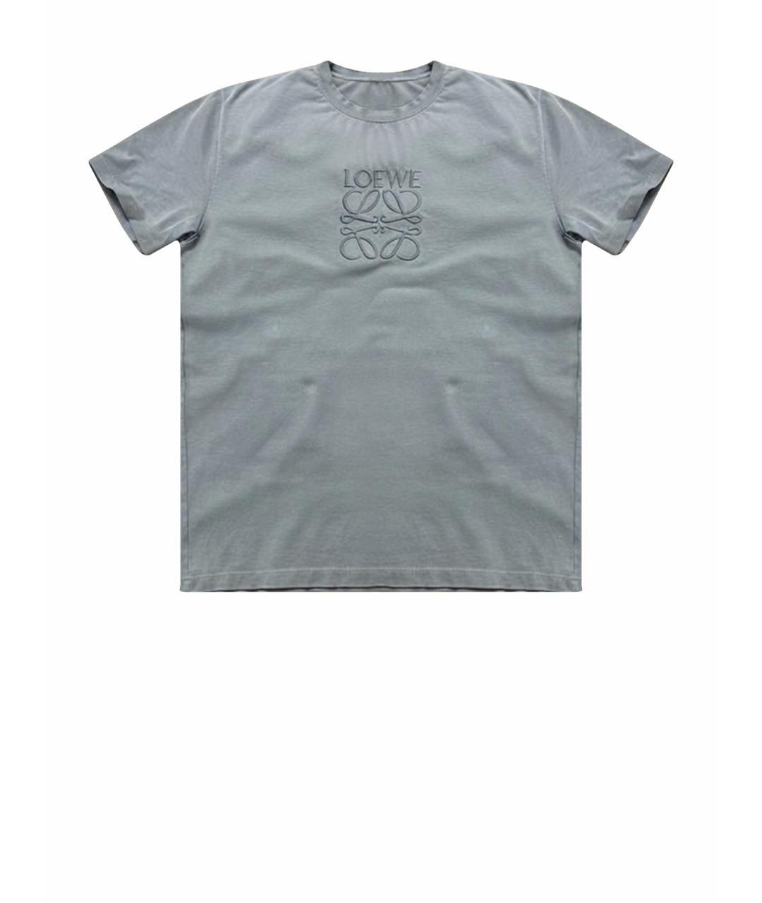 LOEWE Хаки футболка, фото 1
