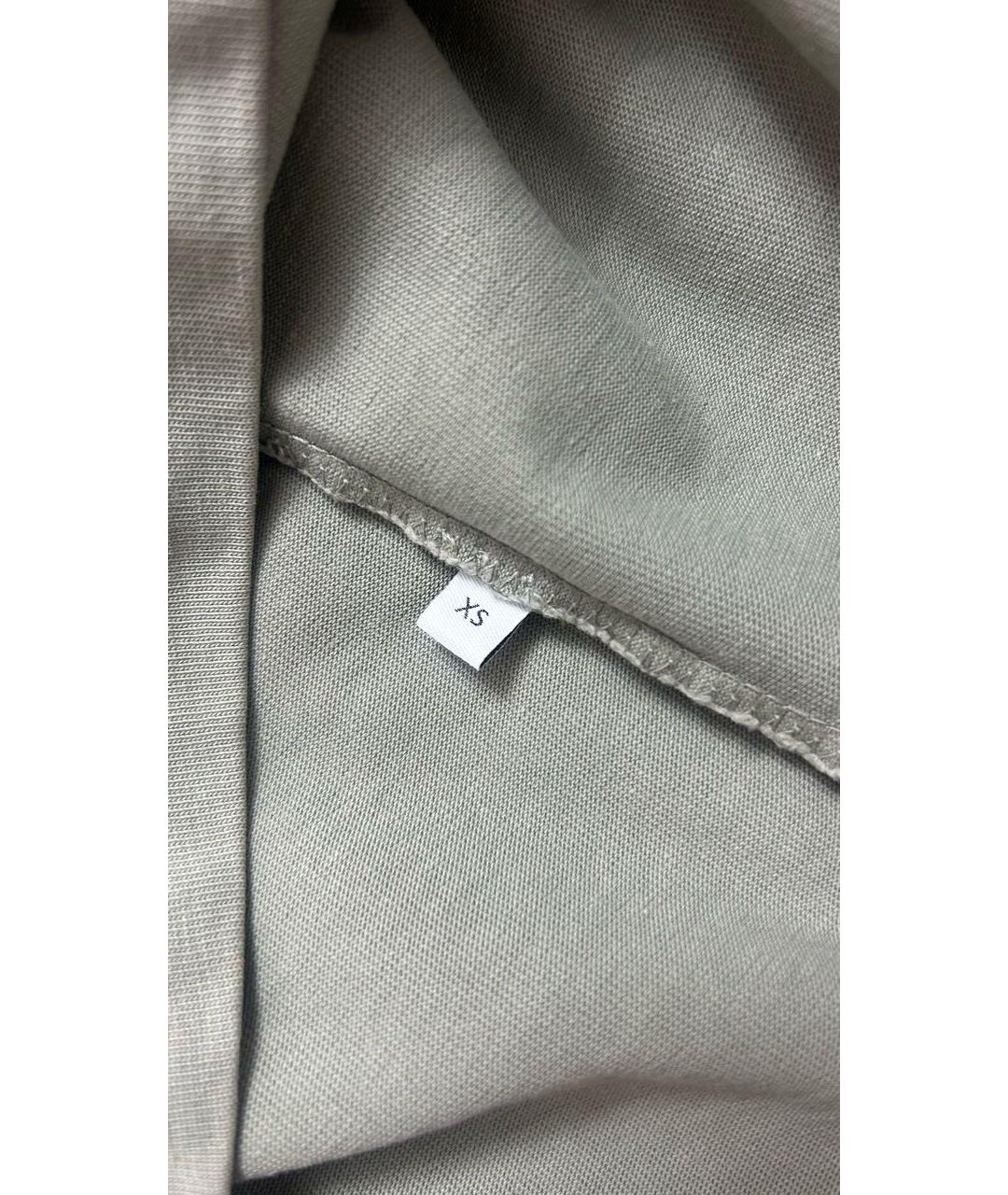 LOEWE Хаки футболка, фото 5