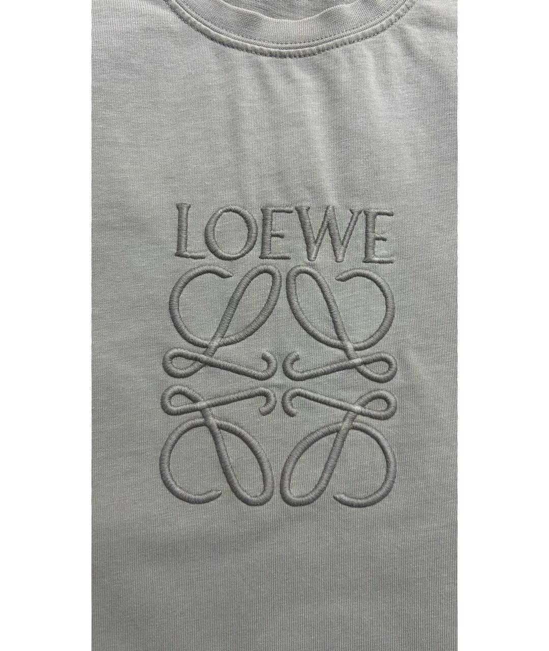 LOEWE Хаки футболка, фото 6