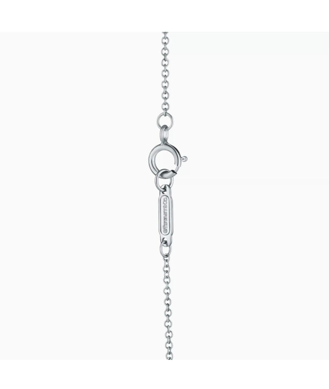 TIFFANY&CO Белая платиновая подвеска, фото 3