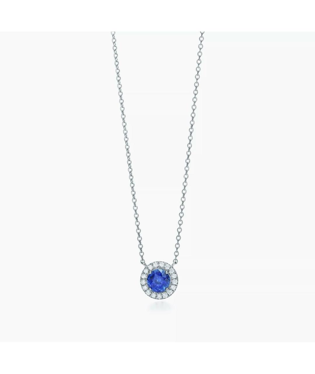 TIFFANY&CO Белая платиновая подвеска, фото 4