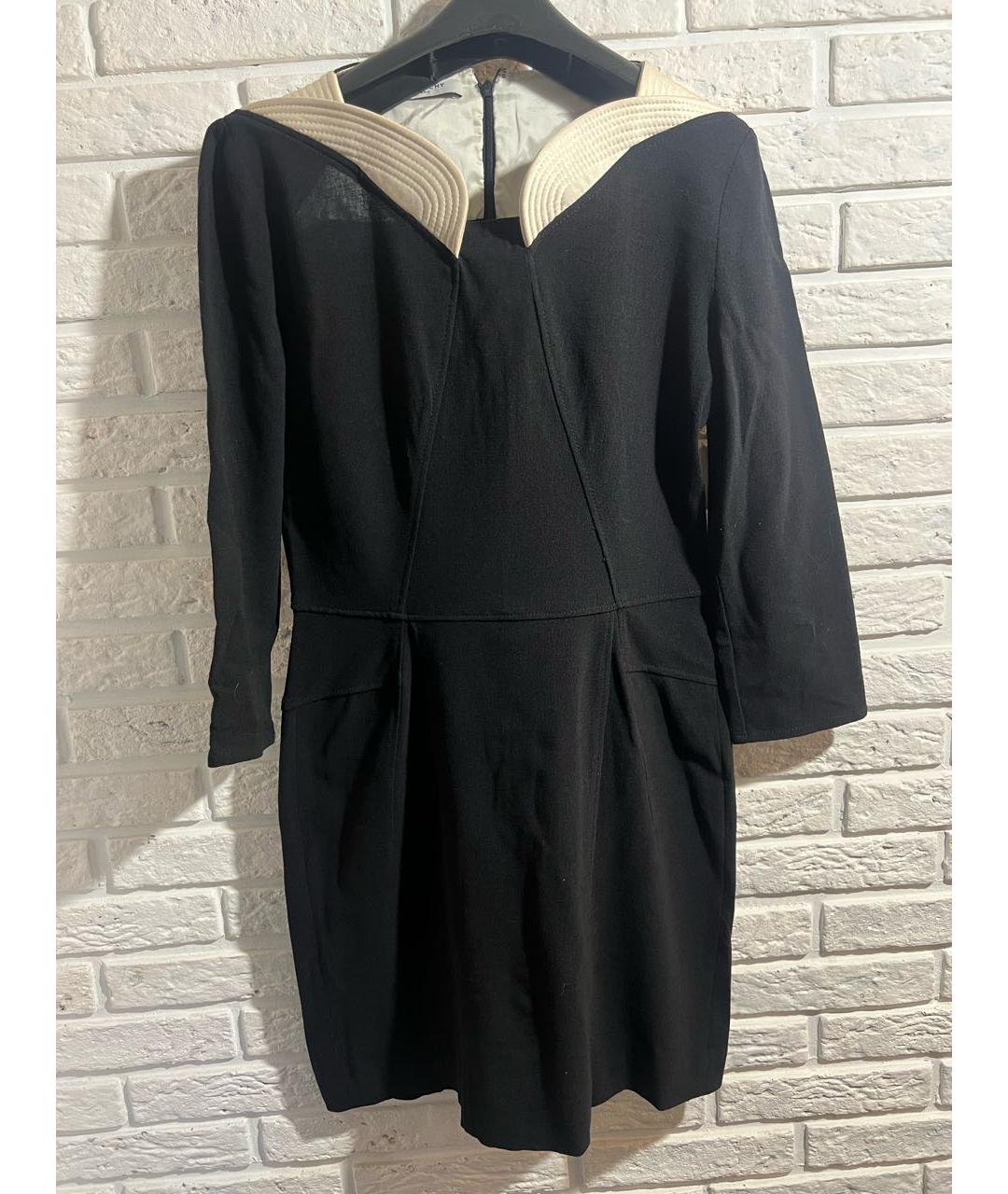 GIVENCHY Черное шерстяное повседневное платье, фото 4